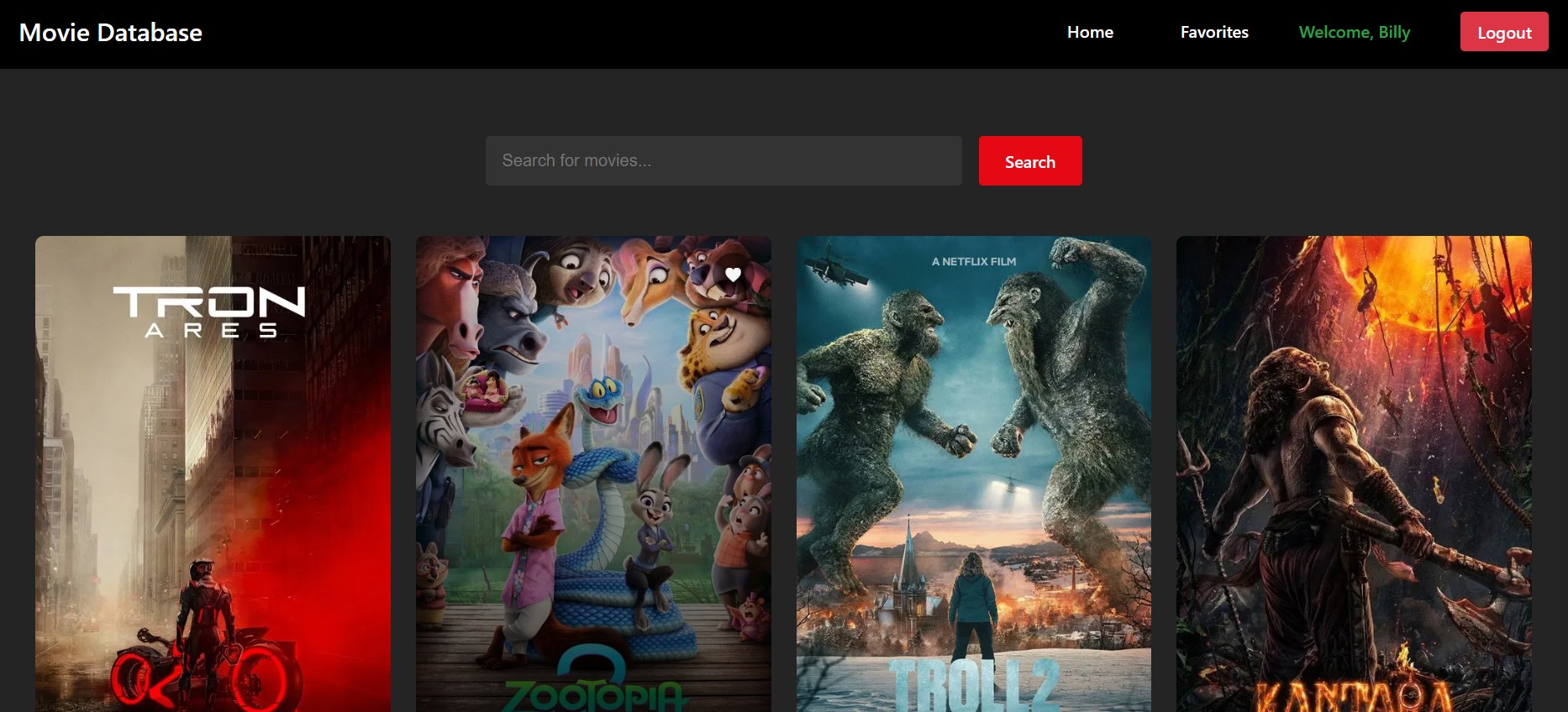 Movie Database Platform